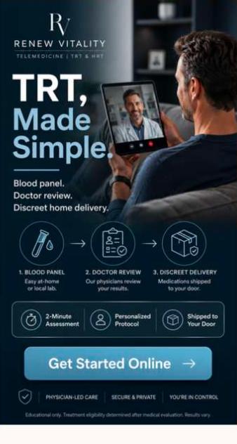 Ad creative — TRT, Made Simple