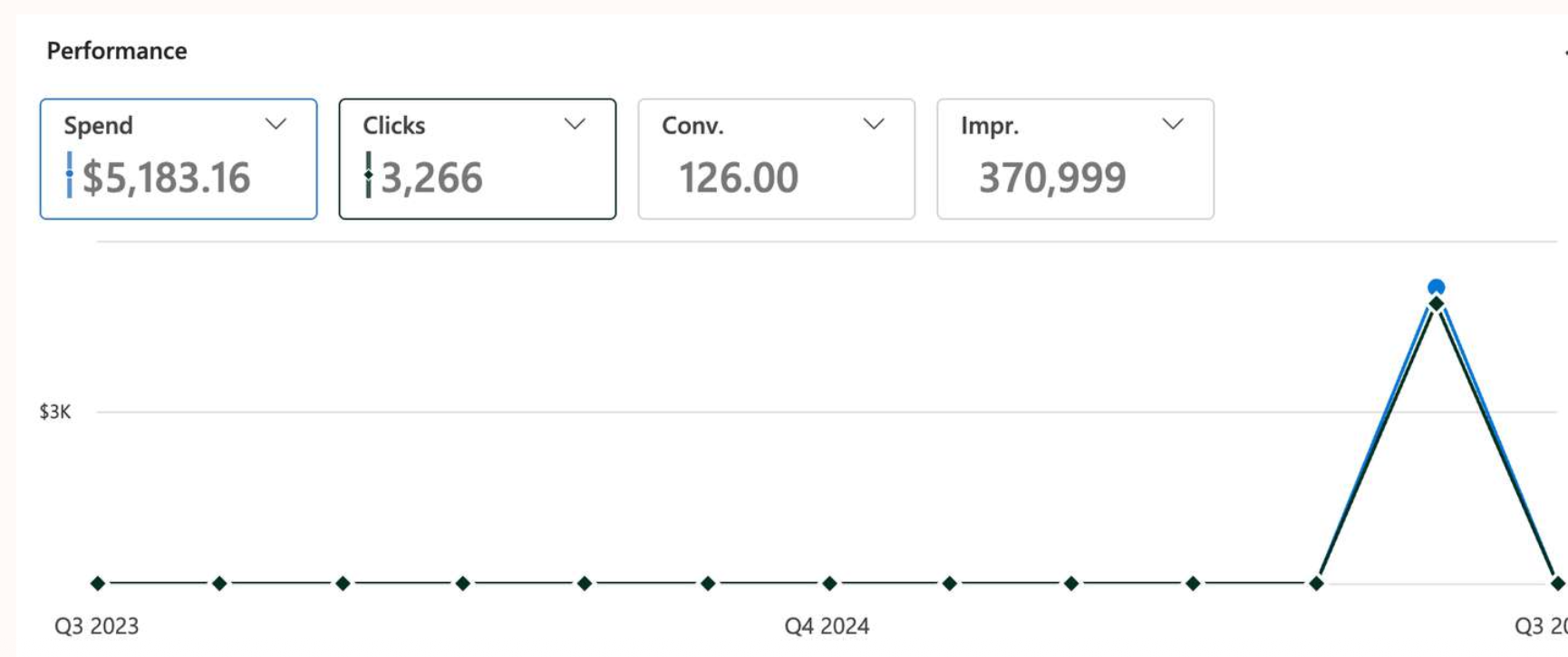Microsoft/Bing Ads performance